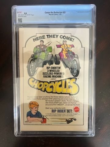 Conan the Barbarian #22 (1973) CGC 8.0 !