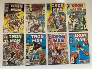 Iron Man comic lot from:#201-248 (1st series) 39 diff 8.0 VF (1985-89)