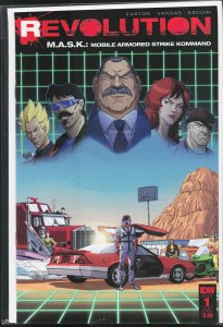 M.A.S.K.: Mobile Armored Strike Kommand: Revolution Cover B (2016) M.A.S.K.