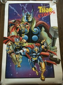 THE THOR CORPS Marvel Press Poster #110, 1992, 34 x 22