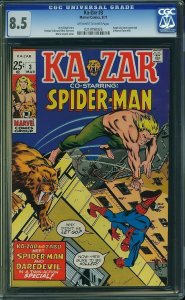 Ka-Zar #3 (1971) CGC 8.5 VF+