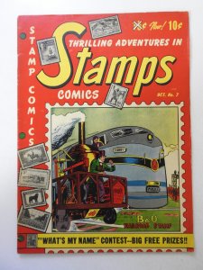 Thrilling Adventures In Stamps Comics #7 (1952) VG/FN Condition!