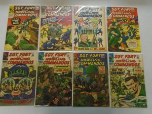 Silver age Sgt. Fury lot 56 different from #3-91 inc. annuals 4.0 VG (1964-71)