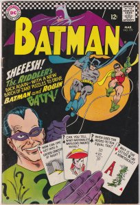 Batman #179 (1966) Batman and Robin, 2nd Silver Age Riddler appearance!