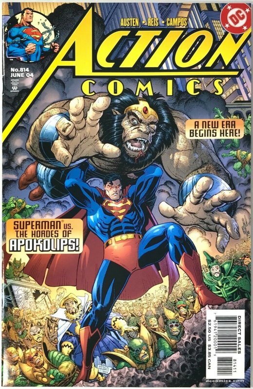 ACTION Comics Issue 814 Starring SUPERMAN — 2004 DC Universe VF+ Condition 