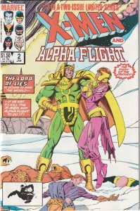 X-Men & Alpha Flight # 2 of 2 Cover A NM- Marvel 1985 [L7]