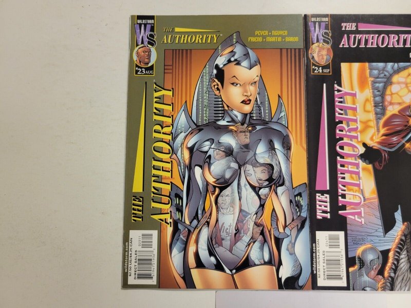 2 The Authority Wildstorm Comic Books #23 24 30 TJ9