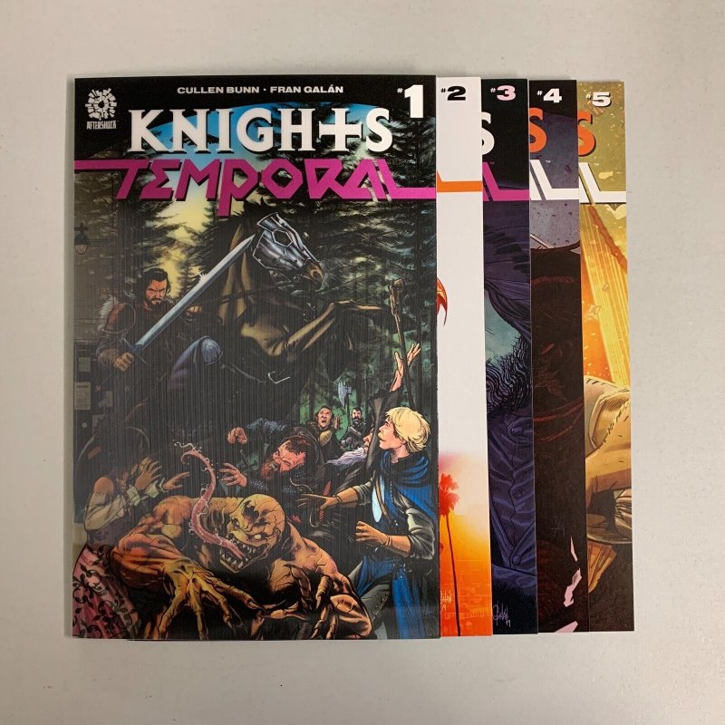 Knights Temporal #1-5 Set (Aftershock 2019) 1 2 3 4 5 Cullen Bunn (9.0+) 