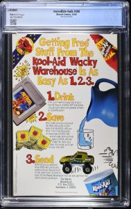 Incredible Hulk #398 (10/92) Graded CGC 9 Newsstand Edition