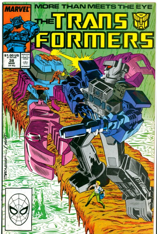 Transformers #38 Marvel Comics 1988 VF-