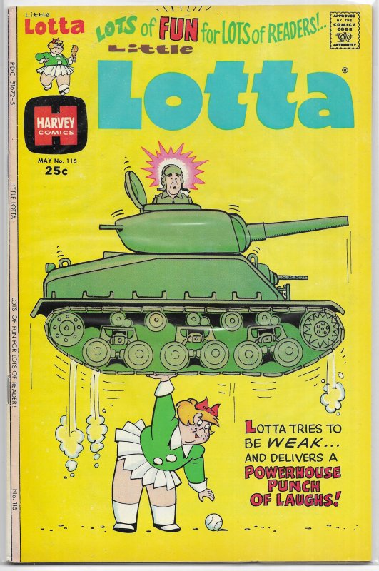 Little Lotta   #115 VG tank cover