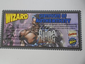 Blade: Vampire Hunter #½ (1999) Wizard Exclusive W/COA VF/NM Condition