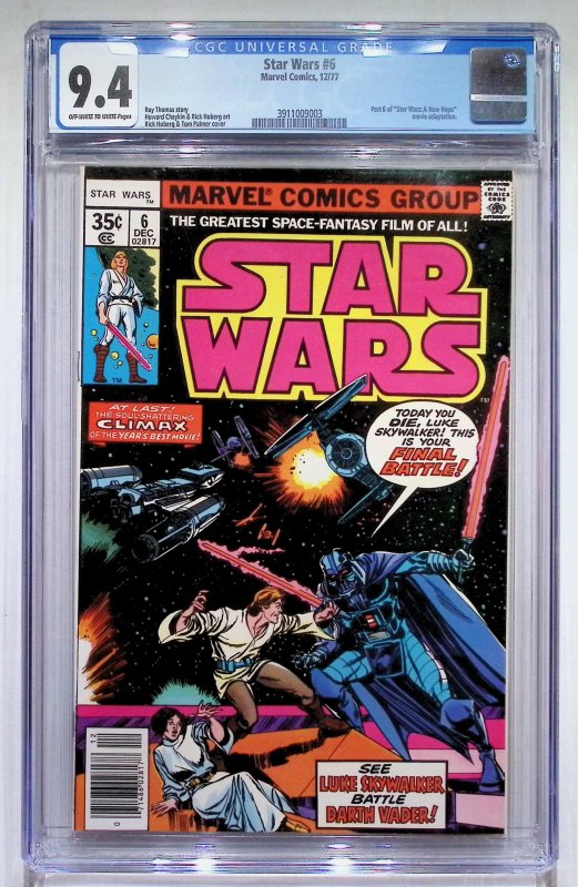 Star Wars #6 (1977) Star Wars CGC 9.4