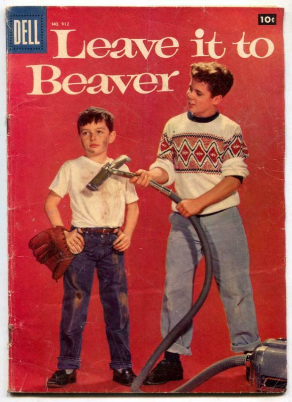 LEAVE IT TO BEAVER- Four Color Comics #912 1958-  VG-