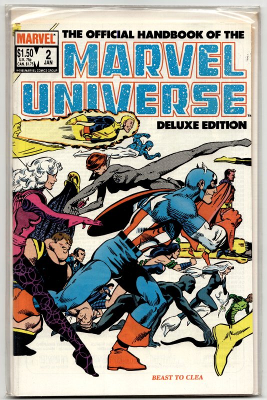 The Official Handbook of the Marvel Universe #2 (1986) Beast