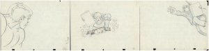 Hulk Animation Cell Pencil 3pc Art Honeycomb Cerel Commercial by Herb Trimpe