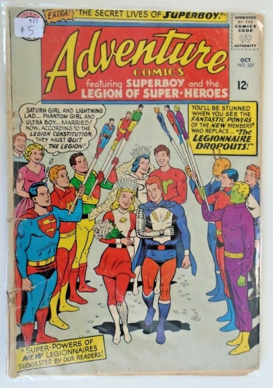 *Adventure Comics #336-349 (11 books) G=$95