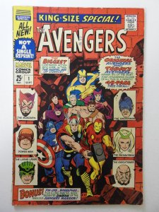 The Avengers Annual #1 (1967) GD+ Condition see description