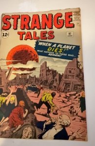 Strange Tales #97 (1962)first app Aunt may/UncleBen Cover wear/chipping, foxxing