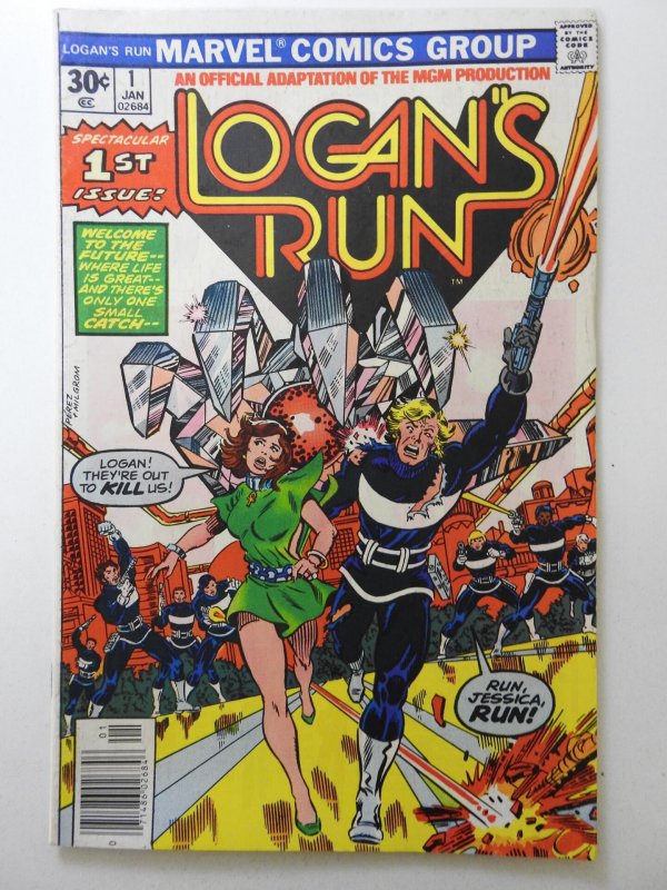 Logan's Run #1 (1977) Sharp Fine+ Condition!!