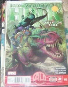 INDESTRUCTIBLE HULK # 12 AGE OF ULTRON AFTERMATH + AGENT OF TIME  BANNER 