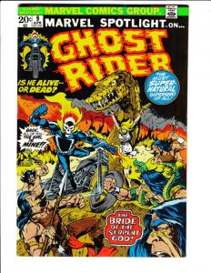 Marvel Spotlight on Ghost Rider #9 (Apr-73) FN/VF Mid-High-Grade Ghost Rider
