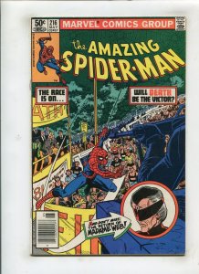 AMAZING SPIDER-MAN #216 (8.5) MADAME WEB!! 1981 