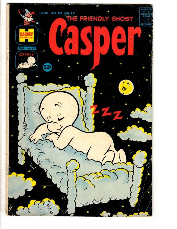 Lot Of 5 Casper Harvey Comic Books # 59 67 78 83 85 Friendly Ghost JL29