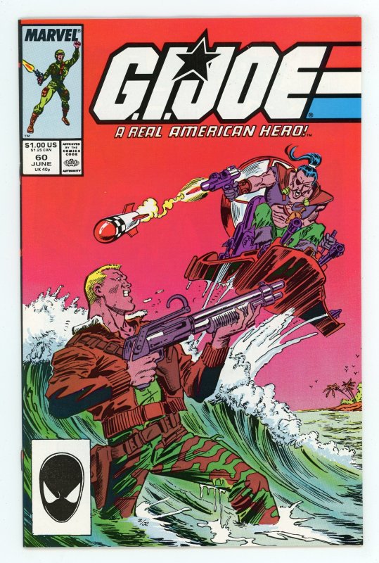 G.I. Joe: A Real American Hero #60 Larry Hama Todd McFarlane 1st Lt. Falcon NM