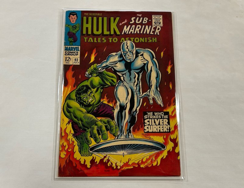 *Tales to Astonish 93 nm- | Classic! Silver Surfer vs Hulk!