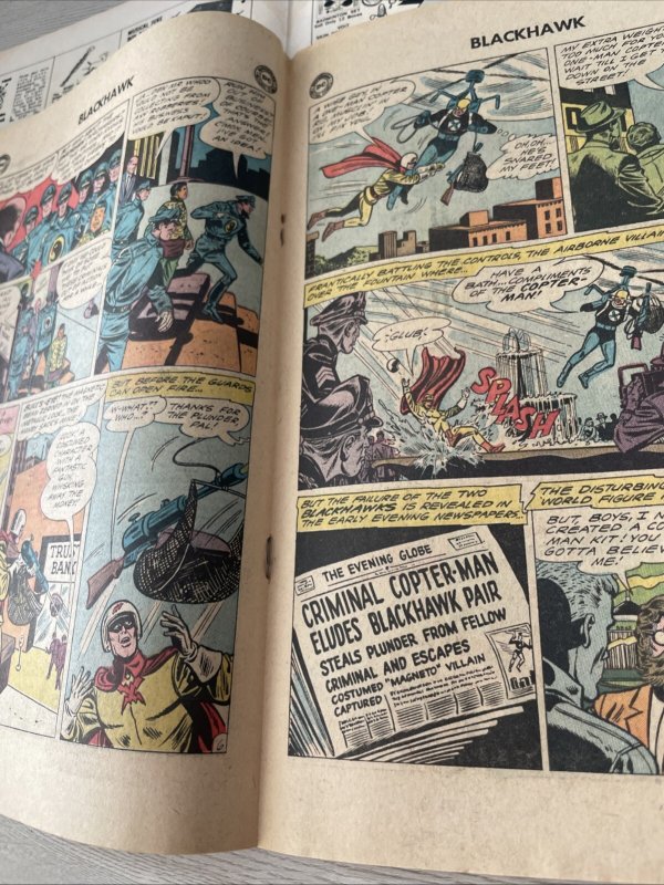 BLACKHAWK #175 COVER DETACHED