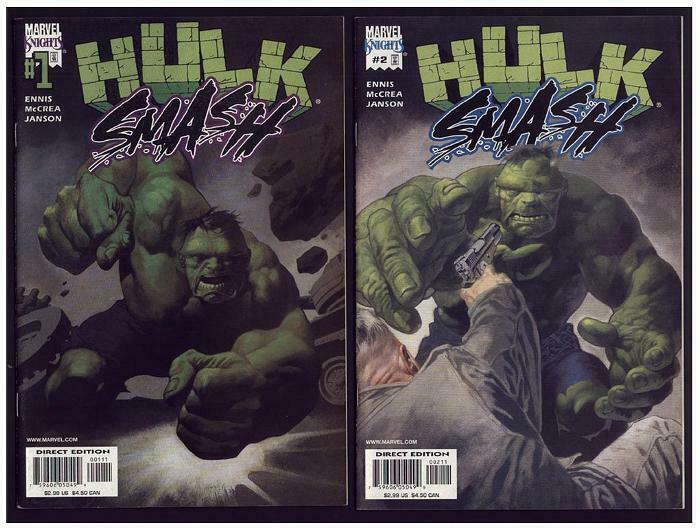 HULK SMASH ENNIS JANSON  1-2 (2001)