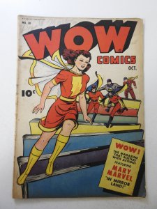 Wow Comics #30 VG+ Condition moisture stain, pencil fc, manufactured w/ 1 staple