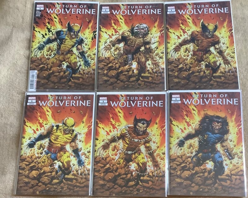 Return Of Wolverine #1 (Six Copies) NM