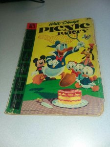 Walt Disney's Picnic Party #7  1956, Dell comics golden age uncle scrooge