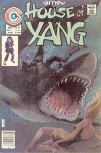 House of Yang (Charlton) #5 VG ; Charlton | low grade comic Shark cover