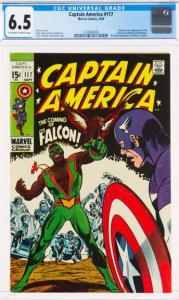 Captain America #117 (1969) CGC Graded 6.5