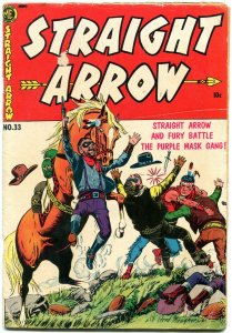 Straight Arrow #33 1953- Golden Age Western Fred Meagher VG