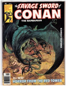 [LOT48] • The Savage Sword of Conan #21 (1977) White Pages [NSC•ECA6]