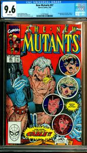 New Mutants #87 CGC Graded 9.6 1st Cable, Stryfe, & Mutant Liberation Front