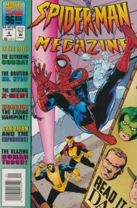 Spider-Man Megazine #4 VF/NM ; Marvel | X-Men