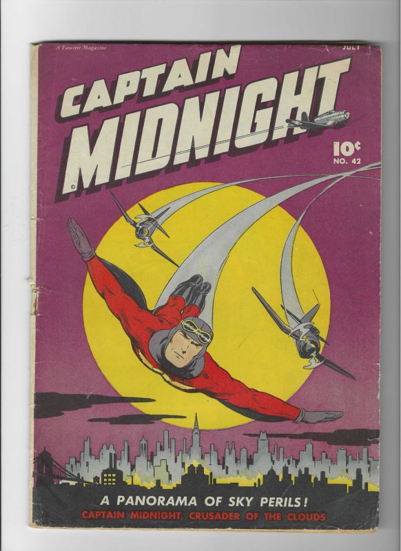 Captain Midnight #42 ( With Discs)