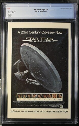 Doctor Strange #36 1979 Marvel Comics CGC 9.8 White Pages