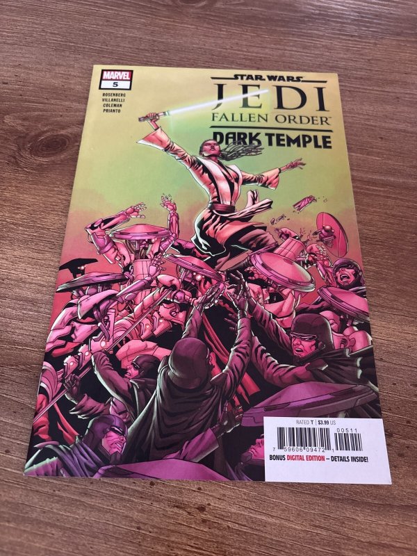 5 Jedi Fallen Order Dark Temple Star Wars Marvel Comics # 1 2 3 4 5 NM 5 J430