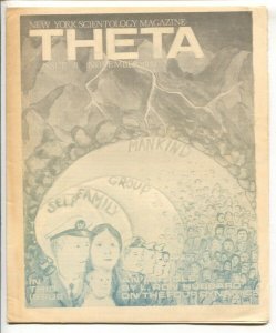 Theta #8 11/1972-Scientology-early issue-limited print run-L. Ron Hubbard-FN