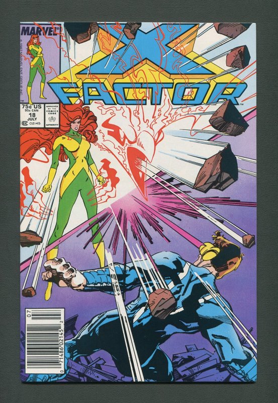 X-Factor #18  / 9.6 NM+ /  Newsstand / July 1987