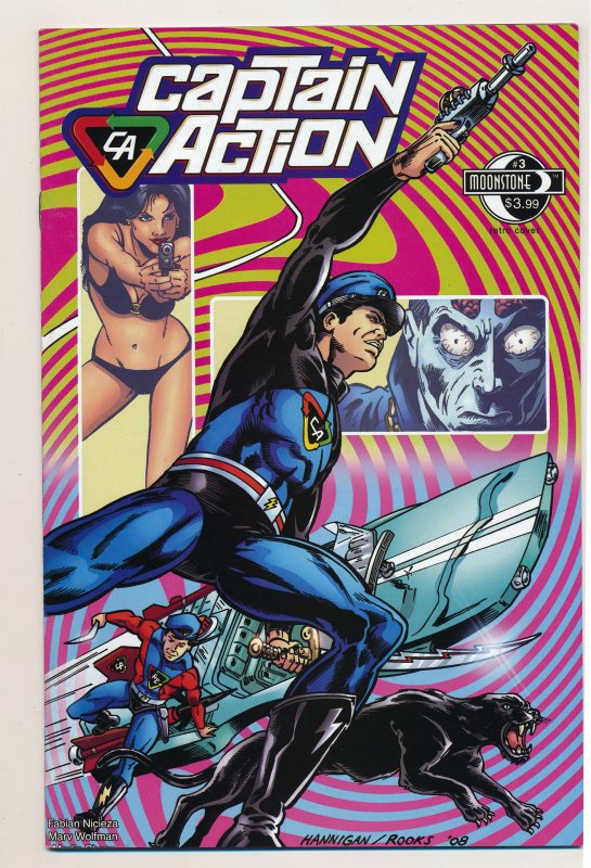 Captain Action (2008 Moonstone) #0-5 VF/NM Complete series