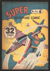 Super Adventure #86 1950's-Superman & Batman cover-Superman, Batman & Superbo...