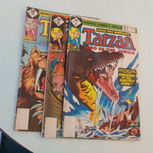 Tarzan 18 19 20 Marvel Comics 1978 Bronze Age Direct Edition Variant Covers Lot