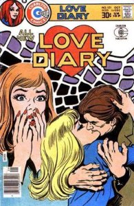 Love Diary (Charlton) #101 VF ; Charlton | October 1976 Penultimate Issue Kiss C